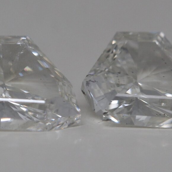 A Pair Of Shield Natural Mined Loose Diamonds (1.62 Ct G Si1) C52000015 - Picture 5 of 5